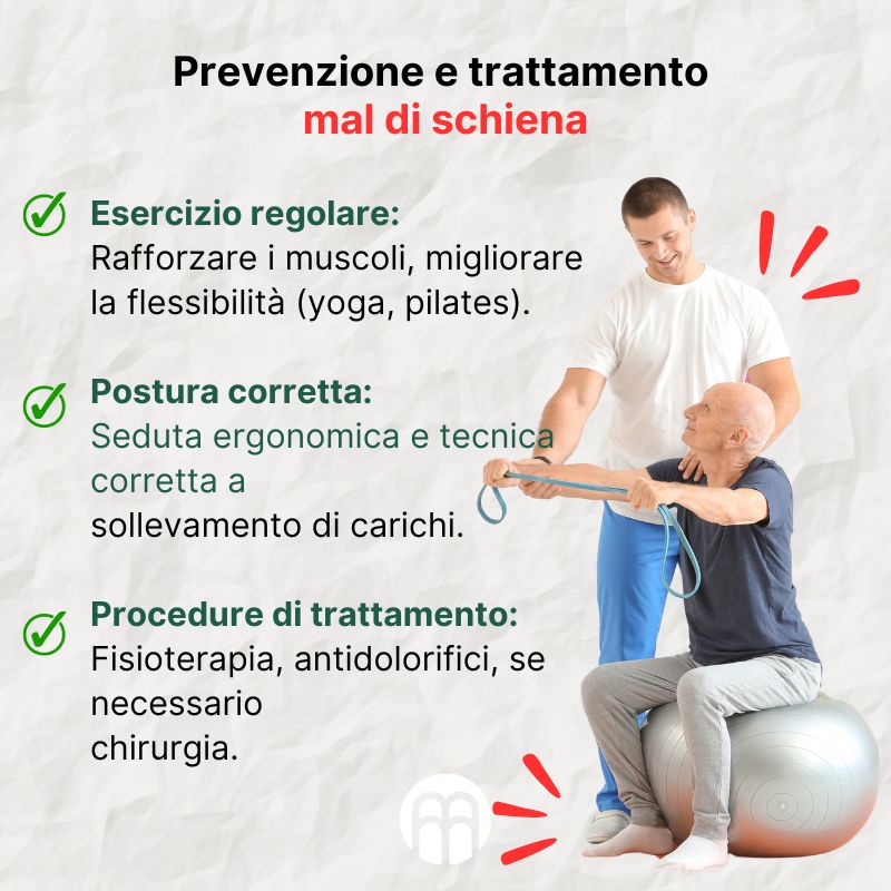 (Italština) Prevence a léčba bolesti zad